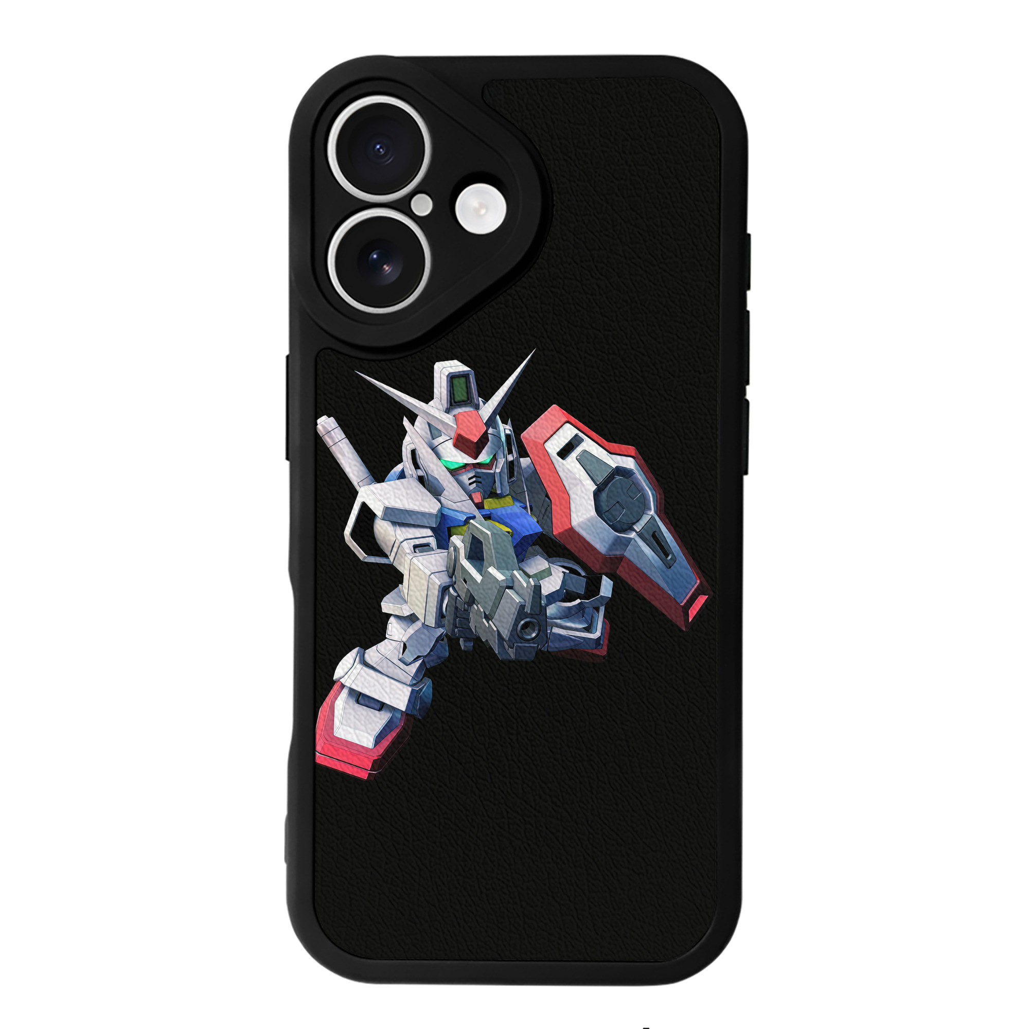 （画像用） 機動戦士ガンダム Mobile Suit Gundam 【iPhone 16シリーズ対応】シリコンスマホケース（レザー調） 材質：シリコン